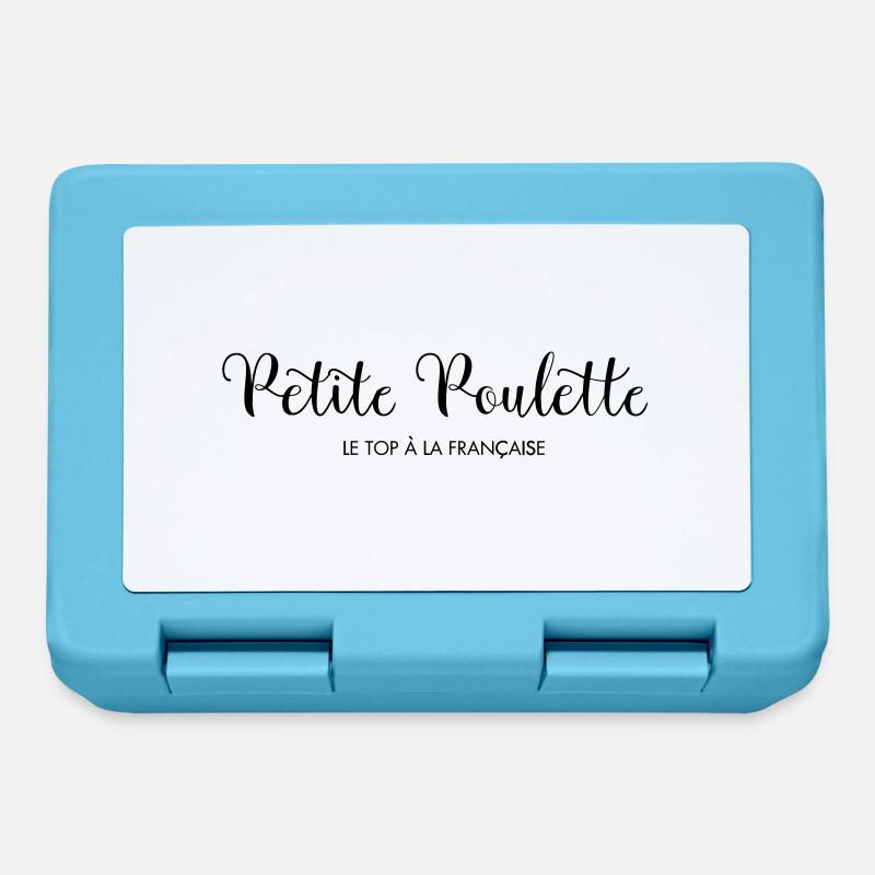 Petite Poulette - Boîte à goûter - bleu saphir