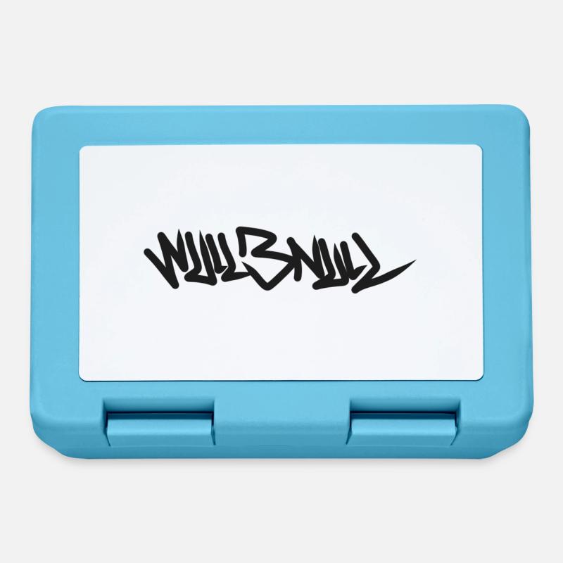 030 Berlin - Graffiti Handstyle - Brotdose - Saphirblau
