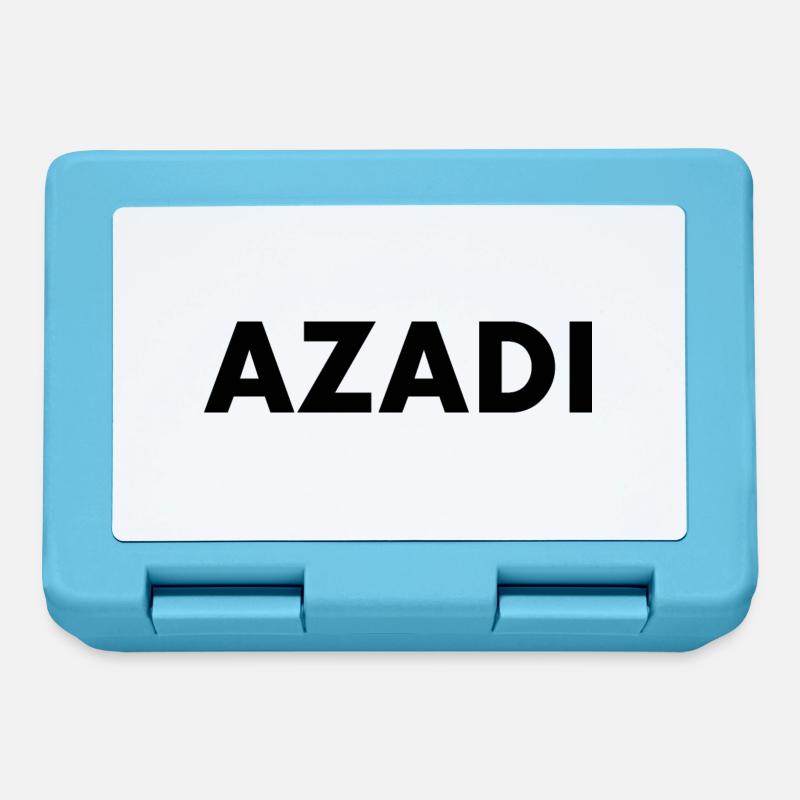 Azadi - Boîte à goûter - bleu saphir