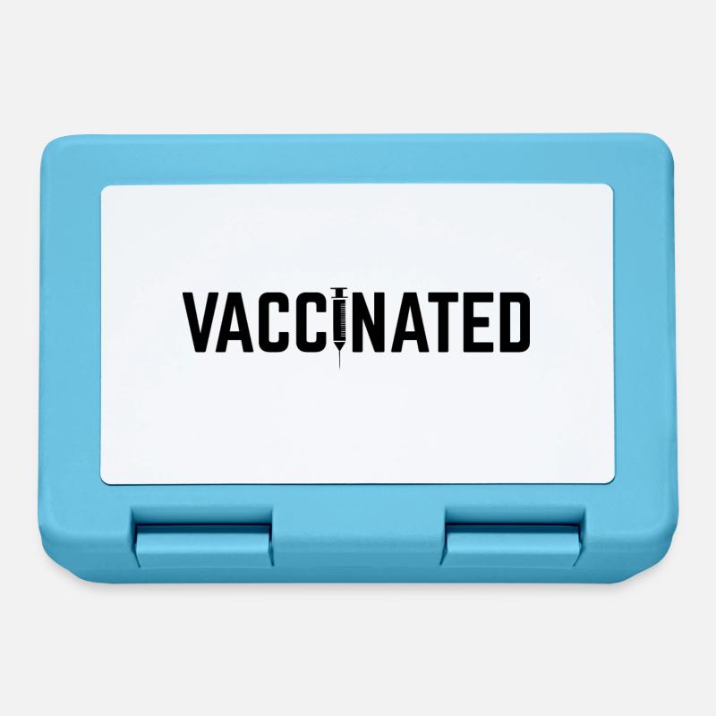 #Vaccinated - Lunchbox - sapphire blue
