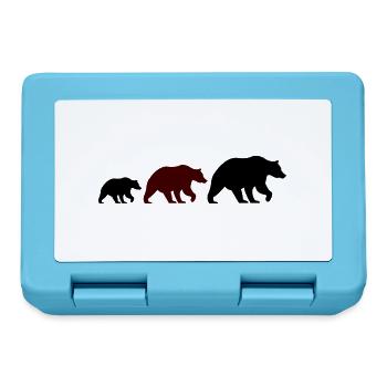 Famille Bear - Boîte à goûter - bleu saphir - Devant