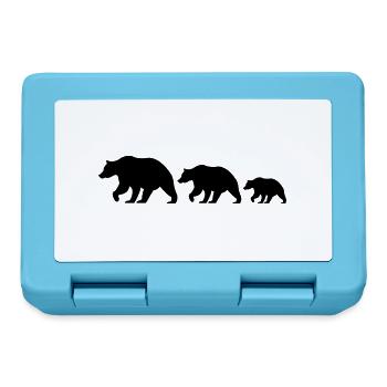 Famille Bear - Boîte à goûter - bleu saphir - Devant