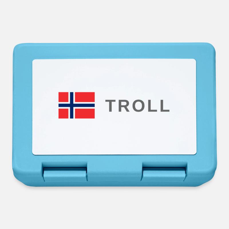 Troll - Boîte à goûter - bleu saphir