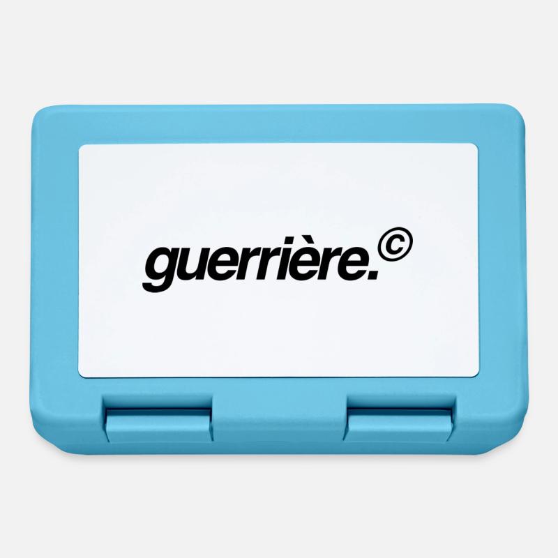 guerrière. - Boîte à goûter - bleu saphir
