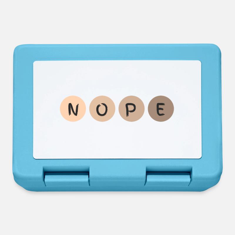 NOPE - Lunchbox - sapphire blue