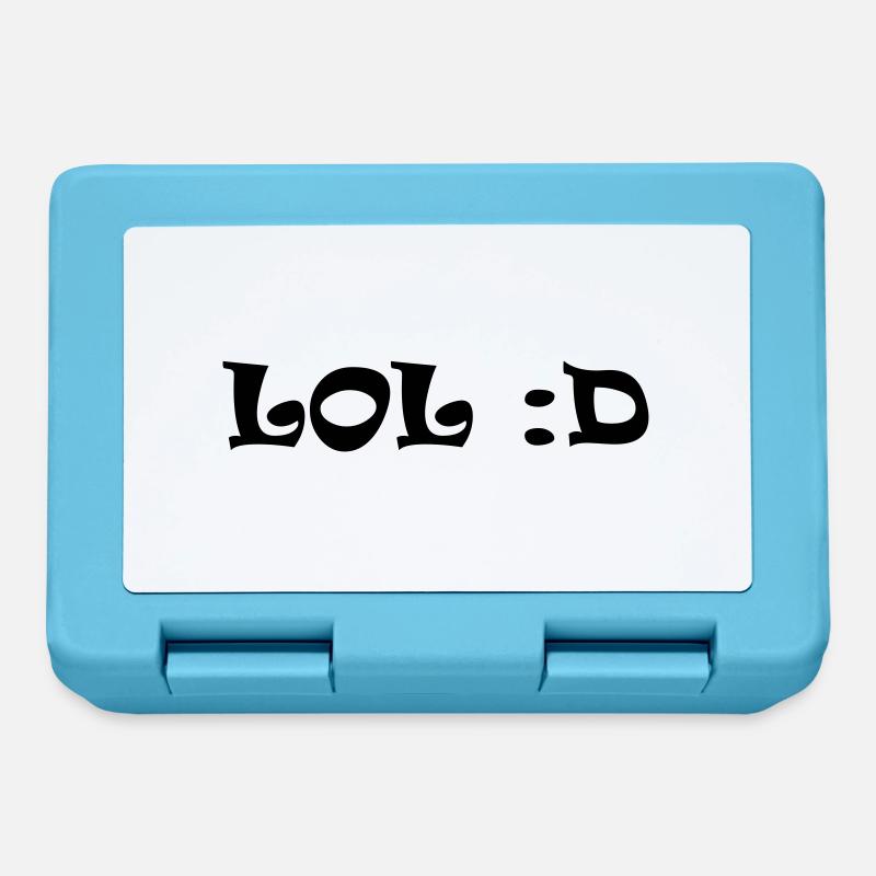 lol - Boîte à goûter - bleu saphir