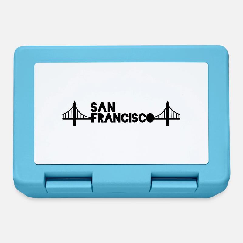 San Francisco - Brotdose - Saphirblau