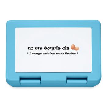 No em toquis els ous - Lunchbox - sapphire blue - Front