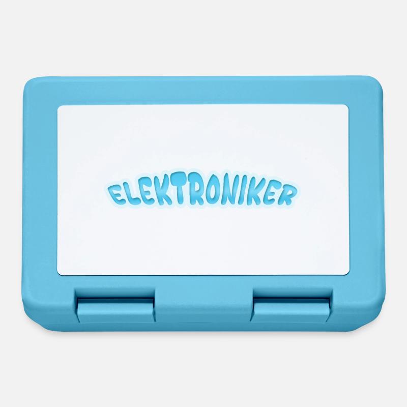 Électronicien en tant que technicien en électronique - Boîte à goûter - bleu saphir