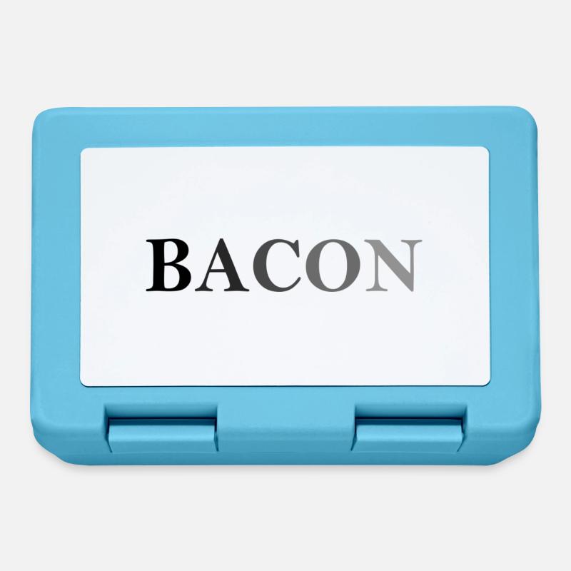 Bacon Verlauf - Brotdose - Saphirblau