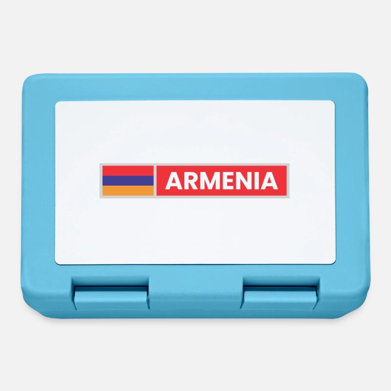 Drapeau de l’Arménie - Boîte à goûter - bleu saphir