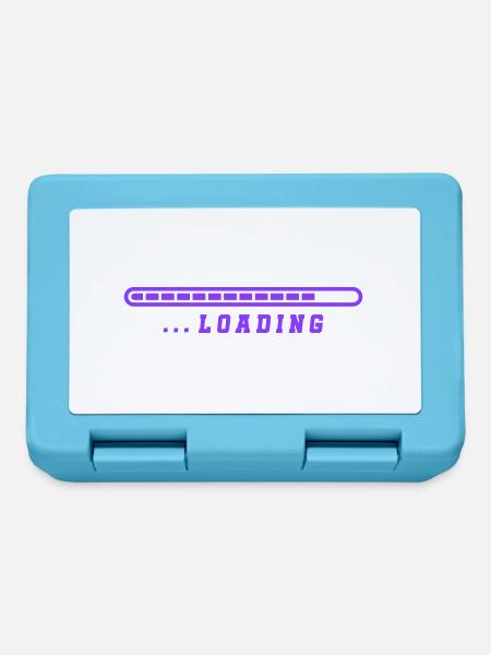 loading - Brotdose - Saphirblau
