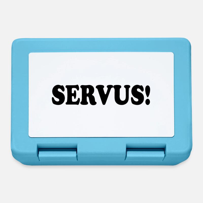 Servus - Brotdose - Saphirblau
