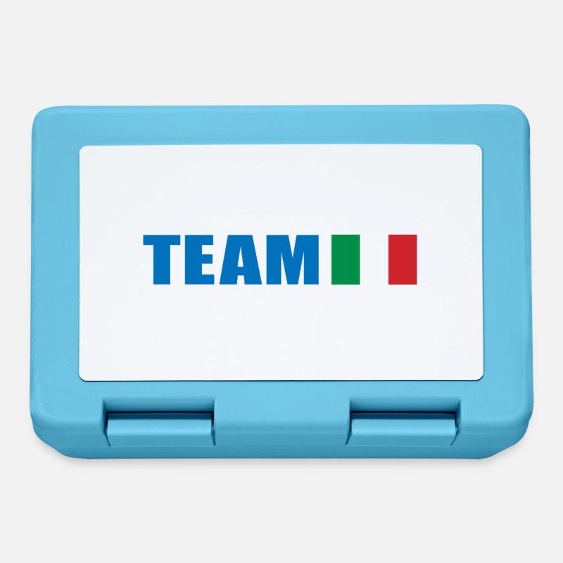 Support-Team Italien - Brotdose - Saphirblau