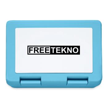 freetekno - Boîte à goûter - bleu saphir - Devant