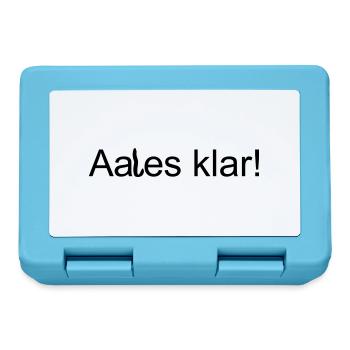 Aales klar - Brotdose - Saphirblau - Vorne