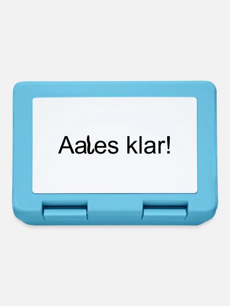 Aales klar - Brotdose - Saphirblau