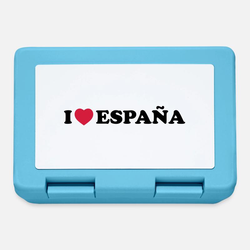 I love Espana - Boîte à goûter - bleu saphir