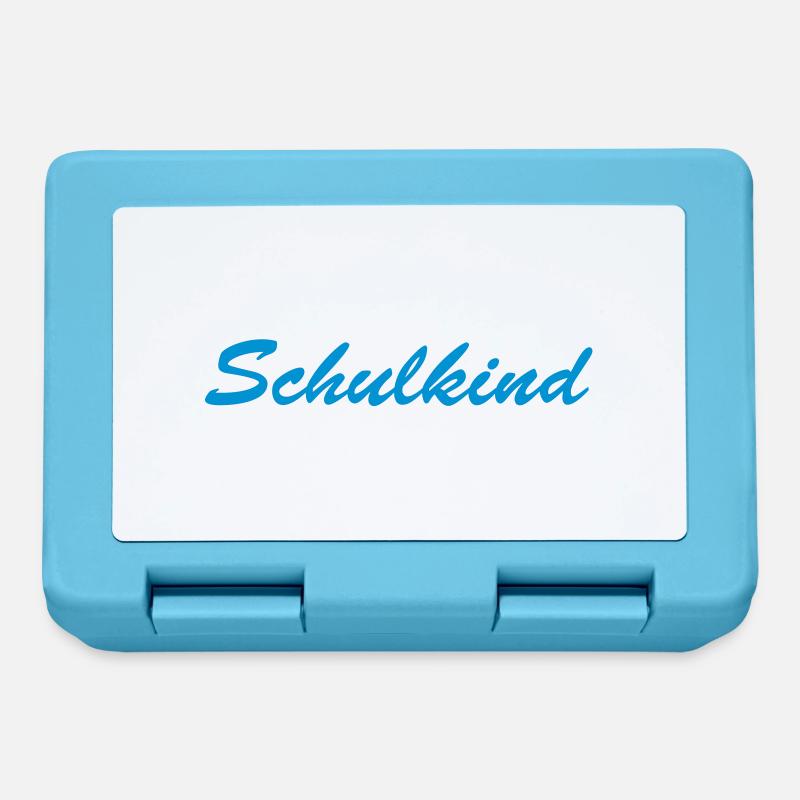 Schulkind // Erste Klasse Kind // Einschulung // - Brotdose - Saphirblau