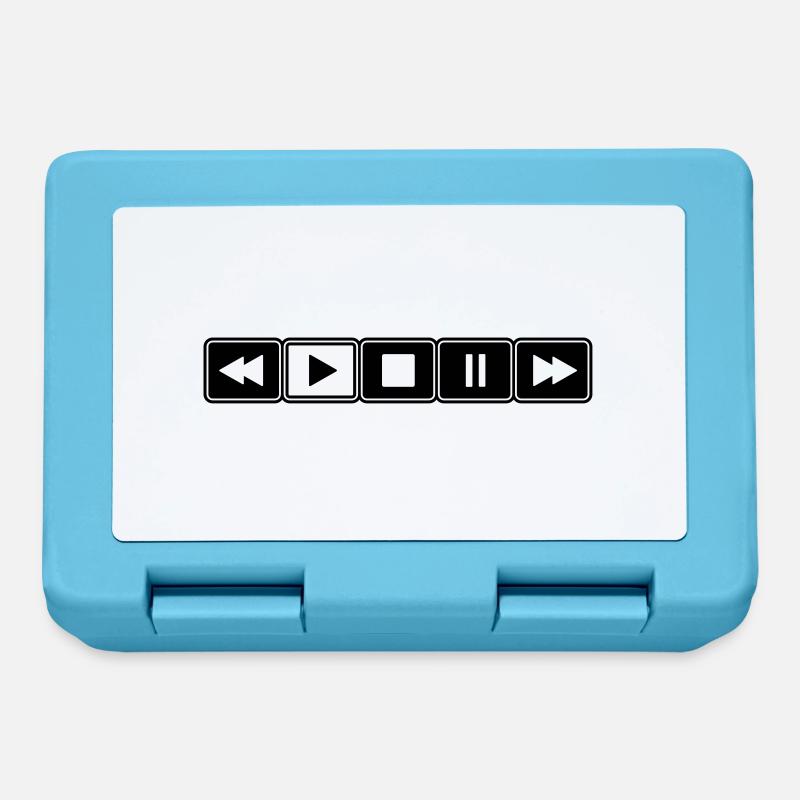 Music player - Lunchbox - sapphire blue