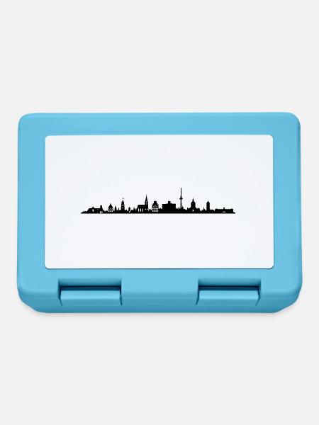Skyline - Münster NRW - Brotdose - Saphirblau