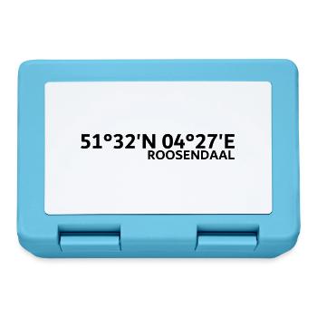 Coordonnées de Roosendaal - Boîte à goûter - bleu saphir - Devant