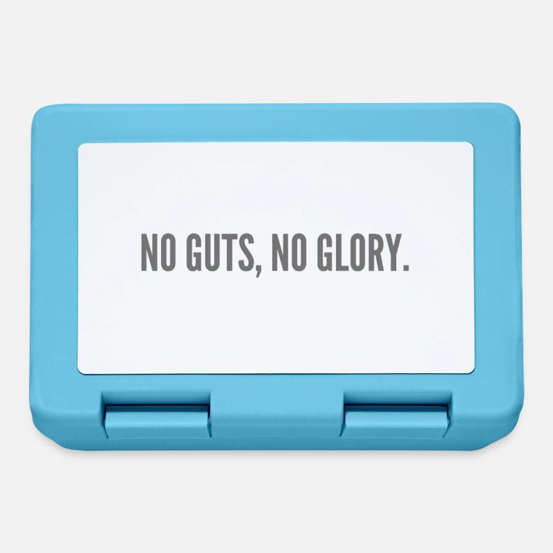No guts, no glory. - Lunchbox - sapphire blue