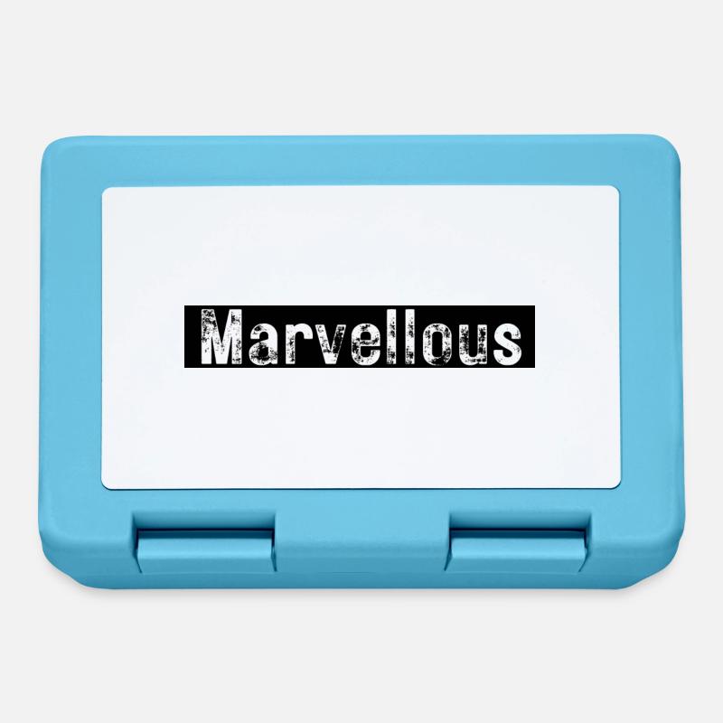 Merveilleux - Boîte à goûter - bleu saphir