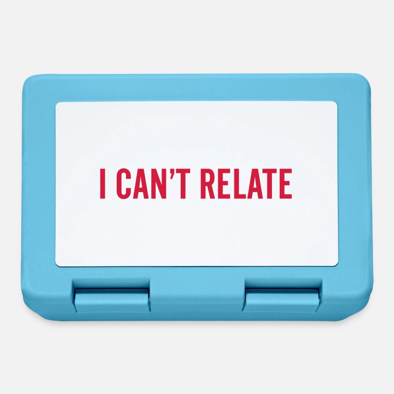I can't relate - Brotdose - Saphirblau