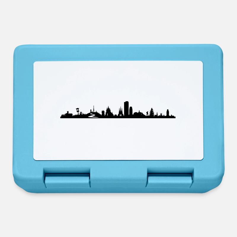 Skyline - Thüringen - Brotdose - Saphirblau