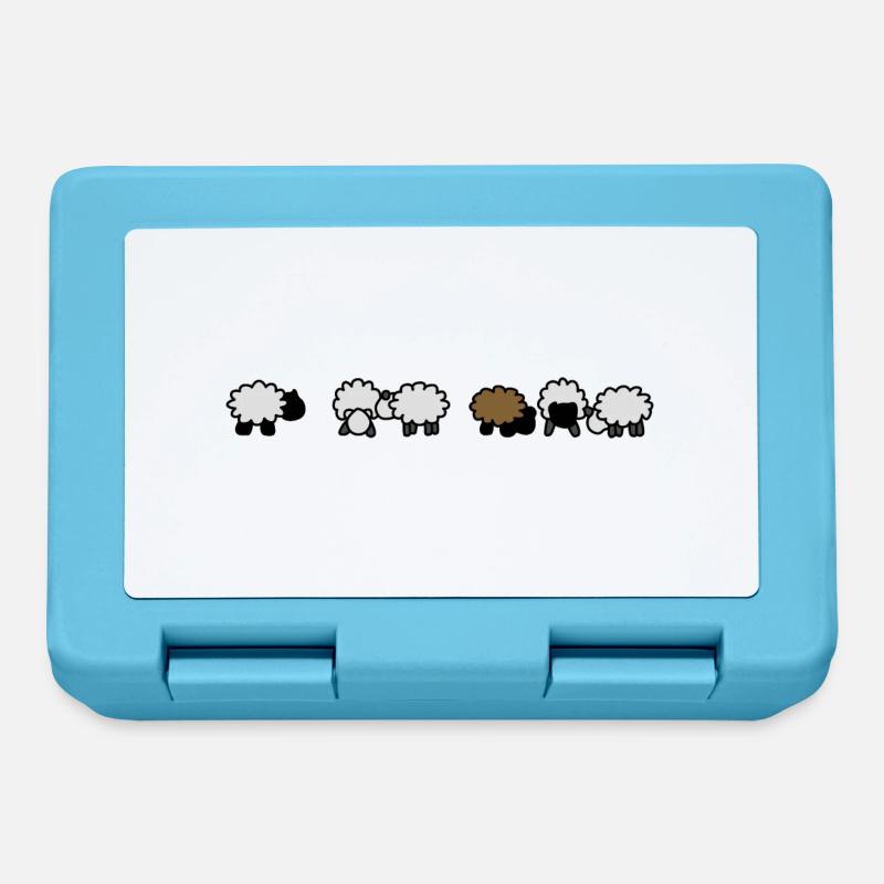 Sheep - Lunchbox - sapphire blue
