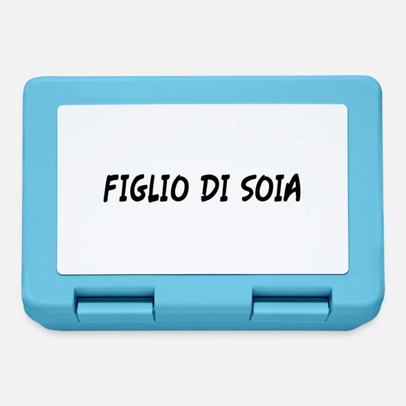 Fils de soja - Boîte à goûter - bleu saphir