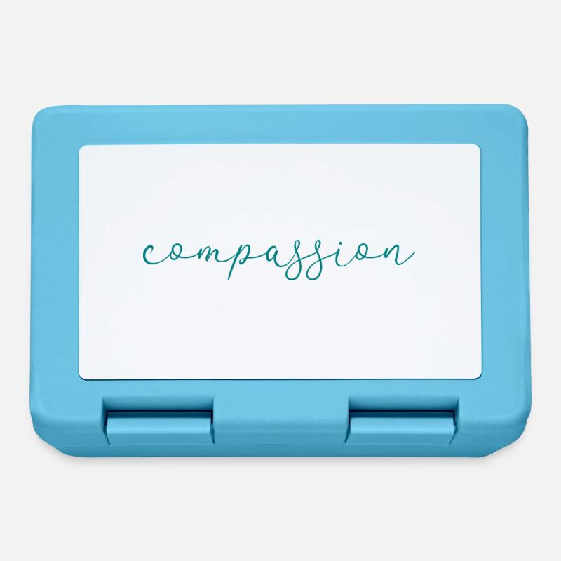 compassion - Lunchbox - sapphire blue