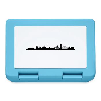 Skyline Karlsruhe 1 - Brotdose - Saphirblau - Vorne