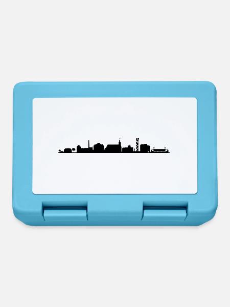 Skyline Cottbus - Brotdose - Saphirblau