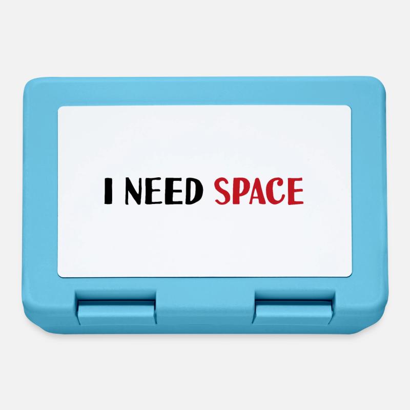 I need space - Brotdose - Saphirblau