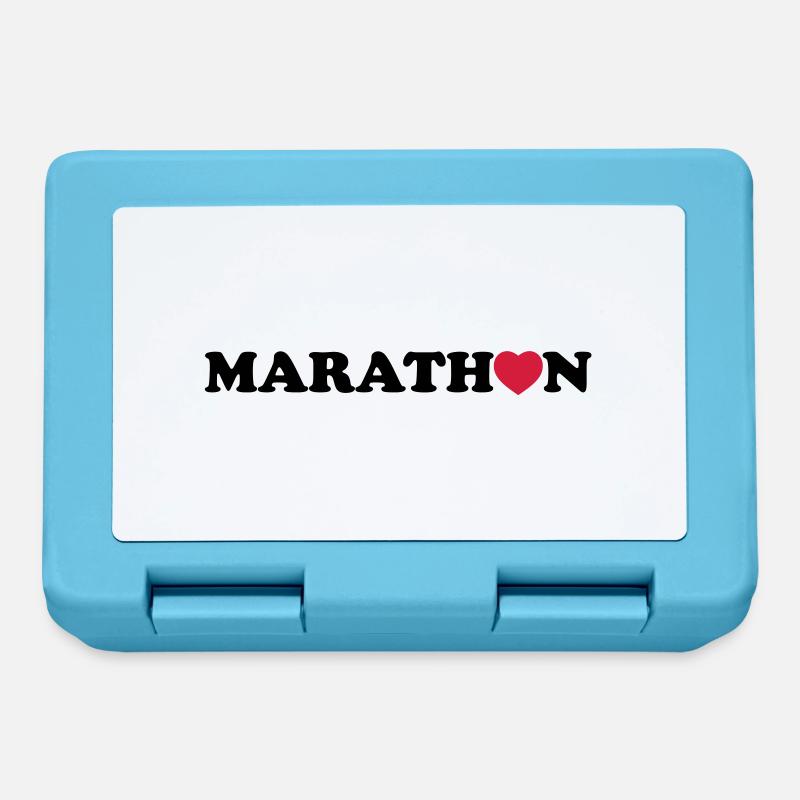 marathon - Boîte à goûter - bleu saphir