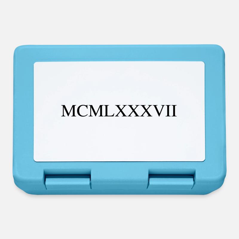 1987 - Lunchbox - sapphire blue