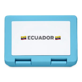ECUADOR - Boîte à goûter - bleu saphir - Devant