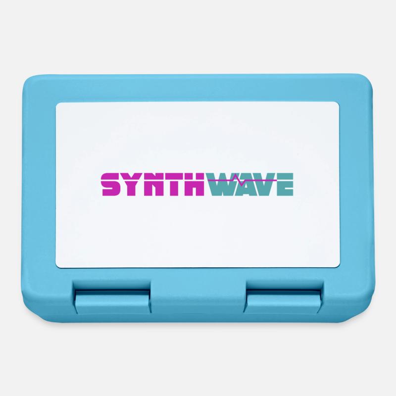 Synthwave - Boîte à goûter - bleu saphir