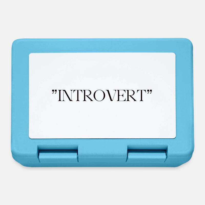 INTROVERT - Brotdose - Saphirblau