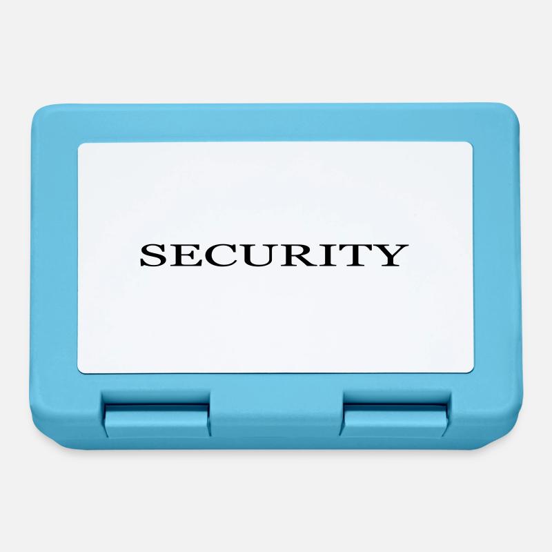 security Sicherheitsdienst - Brotdose - Saphirblau