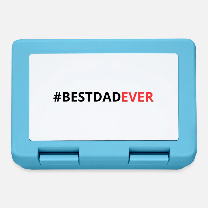 #BESTDADEVER - Brotdose - Saphirblau