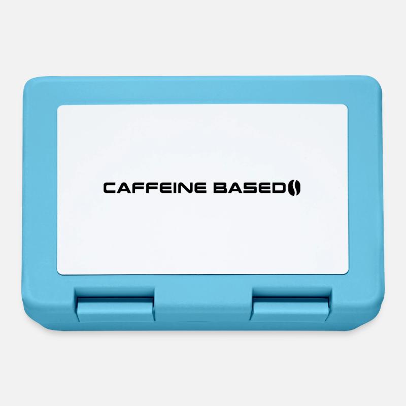 Caffeine based - Coffee lovers - Lunchbox - sapphire blue