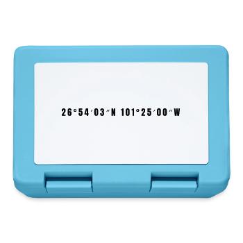 Monclova, Mexico - Lunchbox - sapphire blue - Front