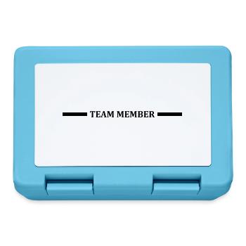 Membres de l’équipe - Boîte à goûter - bleu saphir - Devant
