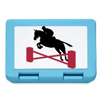 show jumping - Lunchbox - sapphire blue - Front