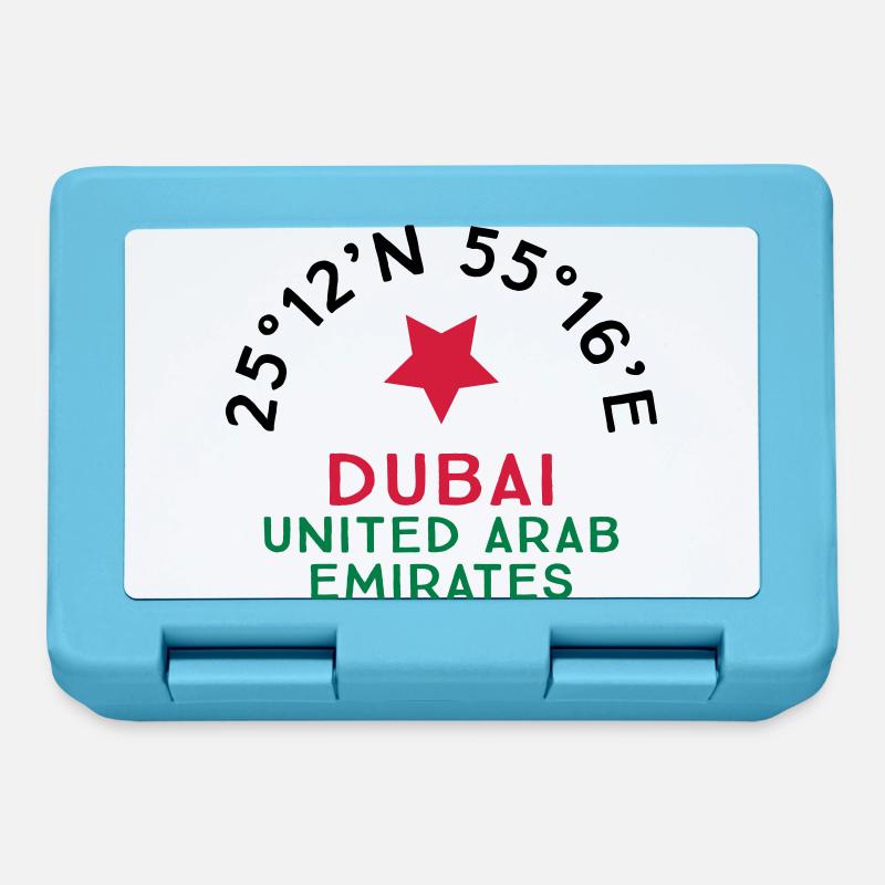 Dubai - Brotdose - Saphirblau