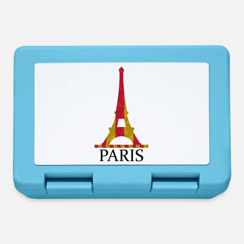 tour Eiffel - Boîte à goûter - bleu saphir