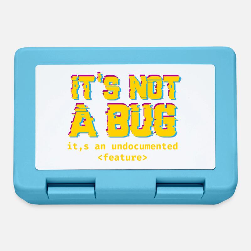 It's not a bug it's an undocumented feature - Lunchbox - sapphire blue